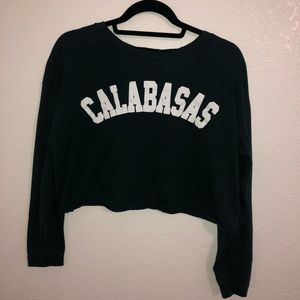 Dark green crop top